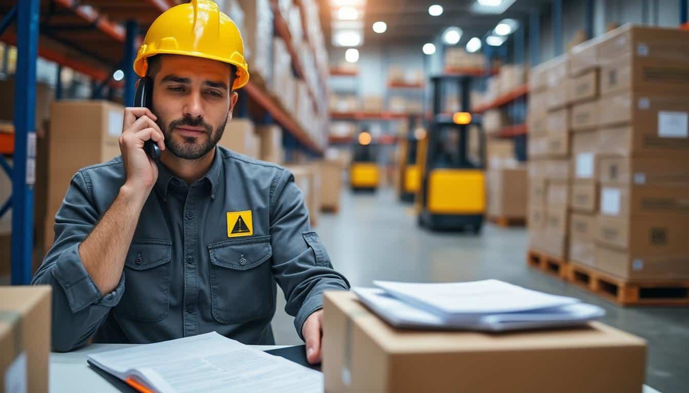 Illustration: Comprendre l’importance d’un appel dans le transport de marchandises