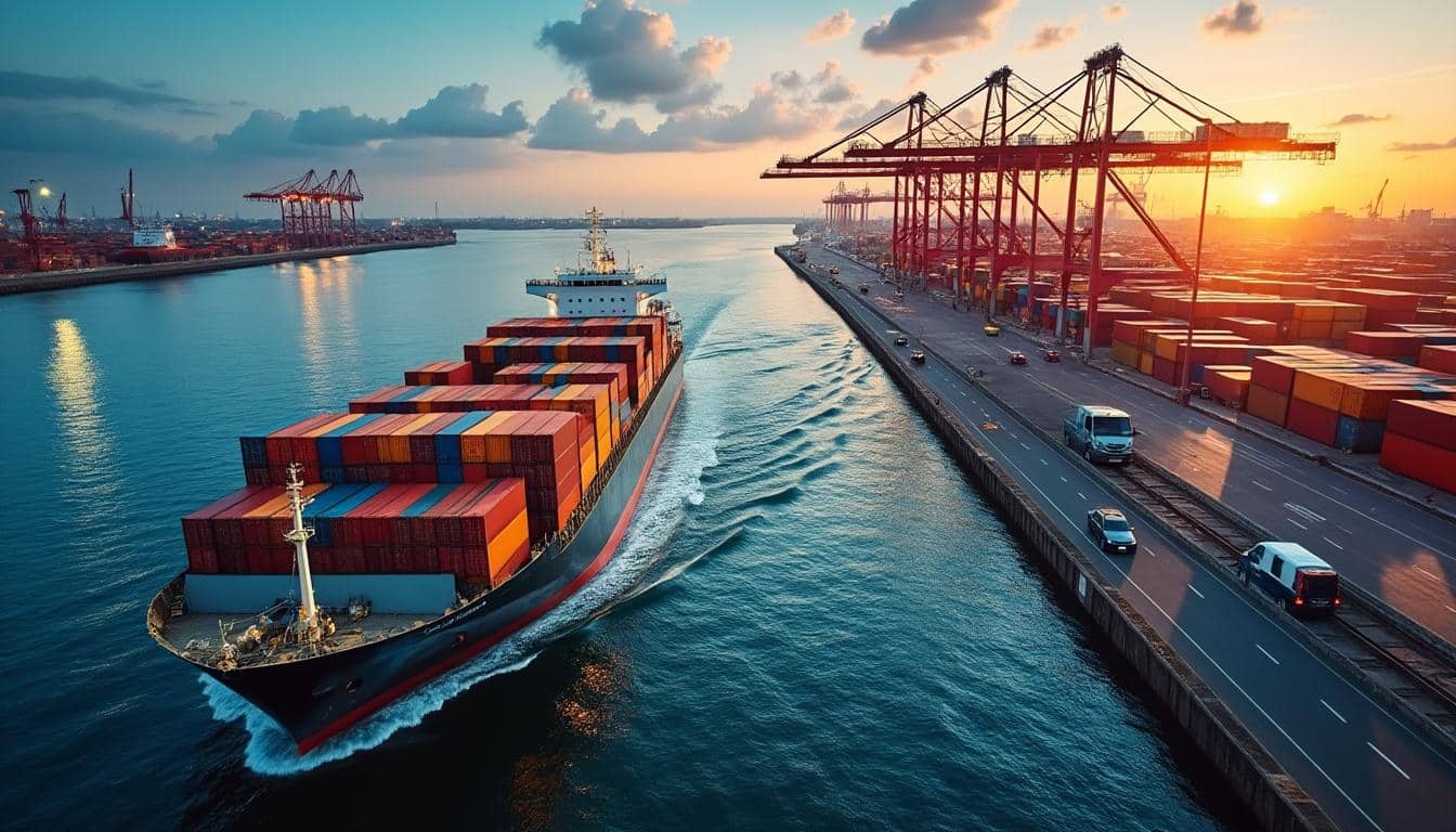 Illustration: Comment le transport fluvial s’intègre aux réseaux maritimes et portuaires