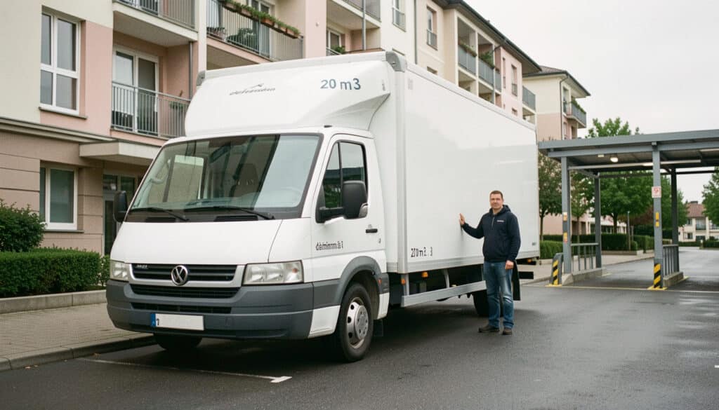 Hauteur d’un camion de 20 m³ : dimensions et accès