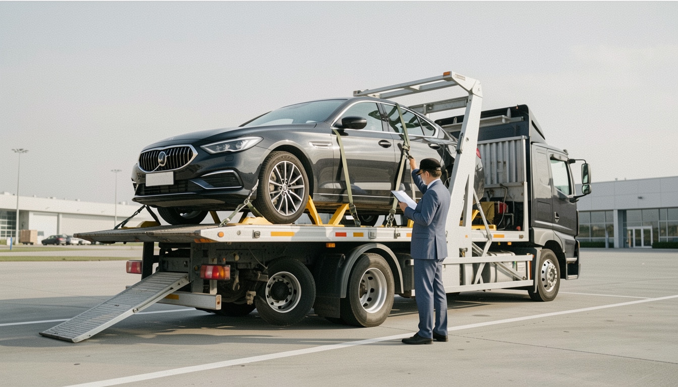 Transport de voiture par camion : prix, délais et options
